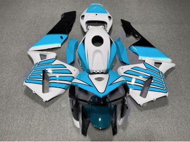 Alas Celestes & Blancas 05-06 CBR600RR Carenado Moto