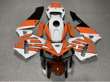 Alas Naranjas & Blancas 05-06 CBR600RR Carenado Moto
