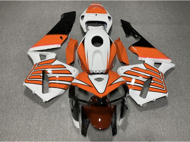 Alas Naranjas & Blancas 05-06 CBR600RR Carenado Moto