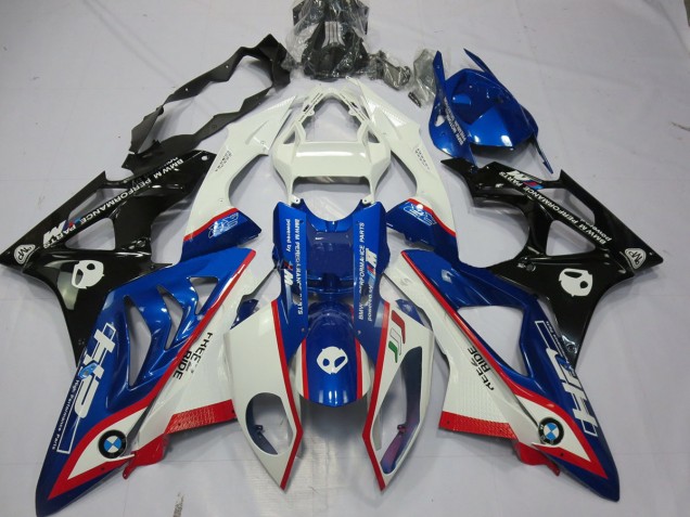 Alienígena Azul & Blanco 09-14 S1000RR Carenado Moto Alienígena Azul & Blanco 09-14 S1000RR Carenado Moto