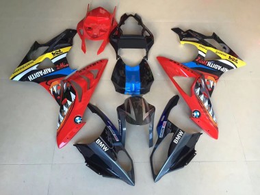 Alienígena Azul & Blanco 09-14 S1000RR Carenado Moto