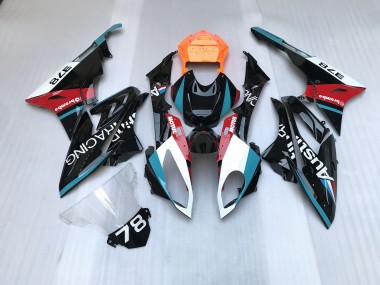 Alienígena Azul & Blanco 09-14 S1000RR Carenado Moto