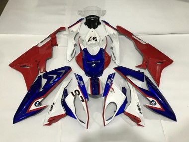 Alienígena Azul & Blanco 09-14 S1000RR Carenado Moto