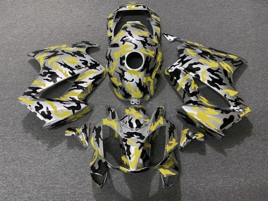 Amarillo Camuflaje 02-12 VFR800 Carenado Moto