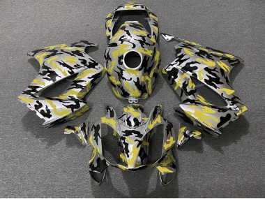 Amarillo Camuflaje 02-12 VFR800 Carenado Moto