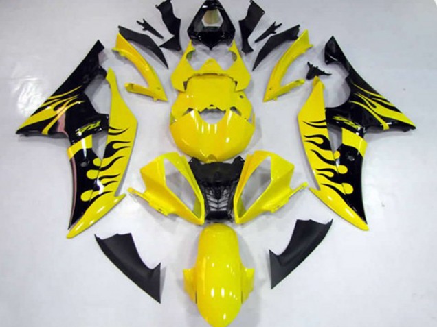 Amarillo Llama 08-16 R6 Carenado Moto Amarillo Llama 08-16 R6 Carenado Moto