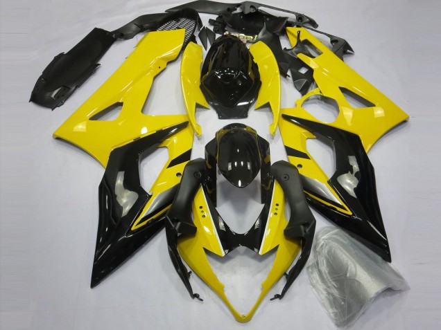 Amarillo & Negro 05-06 GSXR 1000 Carenado Moto Amarillo & Negro 05-06 GSXR 1000 Carenado Moto