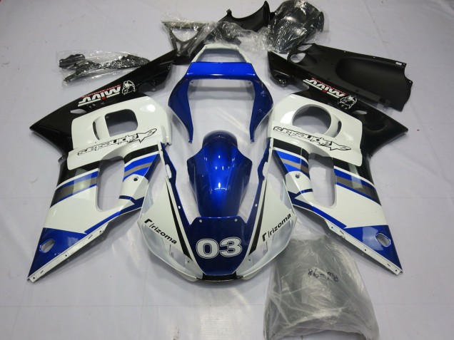 Azul Blanco 03 98-02 R6 Carenado Moto Azul Blanco 03 98-02 R6 Carenado Moto