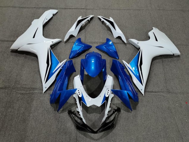 Azul & Blanco 11-24 GSXR 600-750 Carenado Moto Azul & Blanco 11-24 GSXR 600-750 Carenado Moto