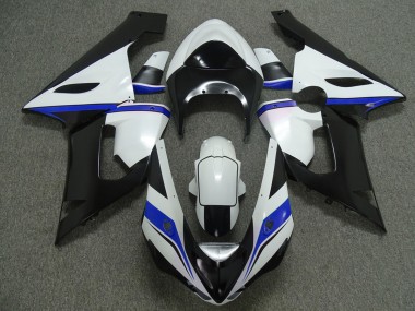 Azul Blanco & Negro 05-06 ZX6R Carenado Moto