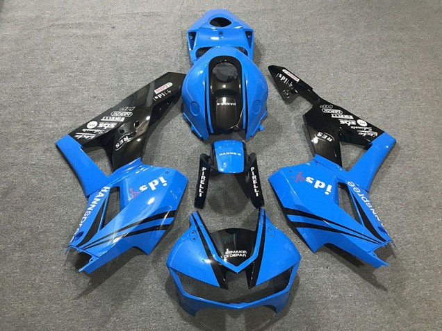 Azul Brillante & Logotipos 13-23 CBR600RR Carenado Moto Azul Brillante & Logotipos 13-23 CBR600RR Carenado Moto
