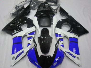 Azul Brillante & Negro 98-02 R6 Carenado Moto
