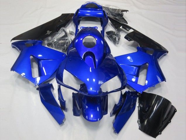 Azul Brillante & Negro 03-04 CBR600RR Carenado Moto Azul Brillante & Negro 03-04 CBR600RR Carenado Moto