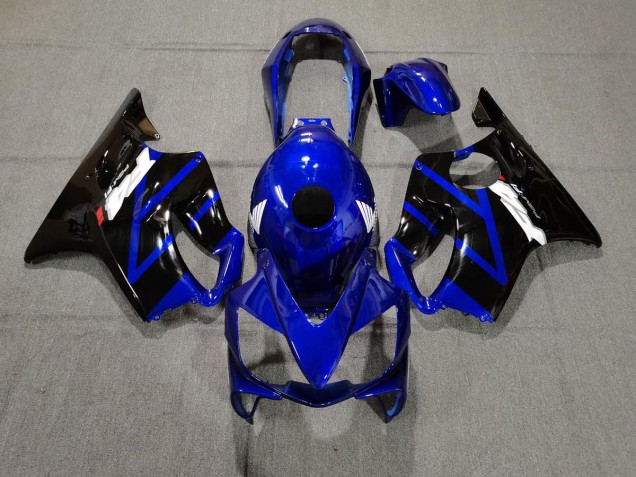 Azul Brillante & Negro 04-07 CBR600 F4i Carenado Moto Azul Brillante & Negro 04-07 CBR600 F4i Carenado Moto