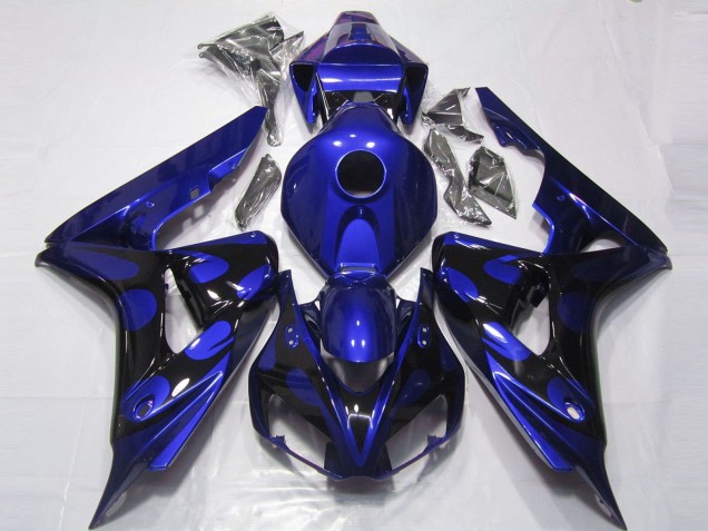 Azul Brillante & Negro 06-07 CBR1000RR Carenado Moto Azul Brillante & Negro 06-07 CBR1000RR Carenado Moto