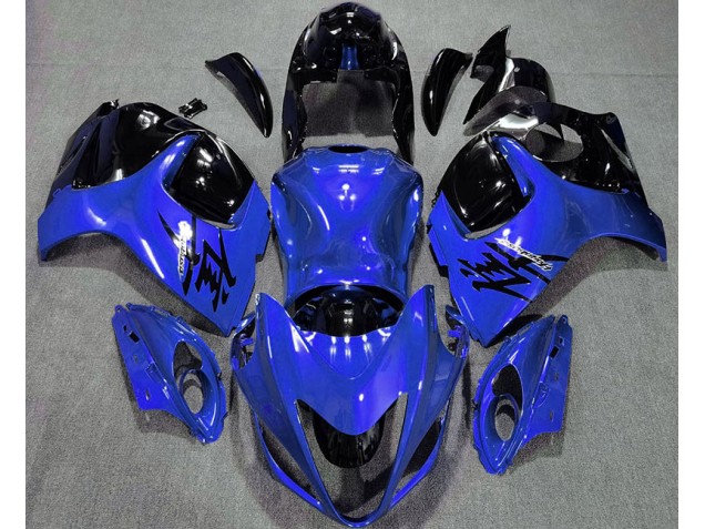 Azul Brillante & Negro 08-20 GSXR 1300 Carenado Moto Azul Brillante & Negro 08-20 GSXR 1300 Carenado Moto