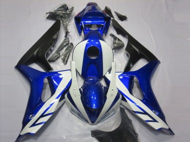 Azul Brillante & Plata 06-07 CBR1000RR Carenado Moto