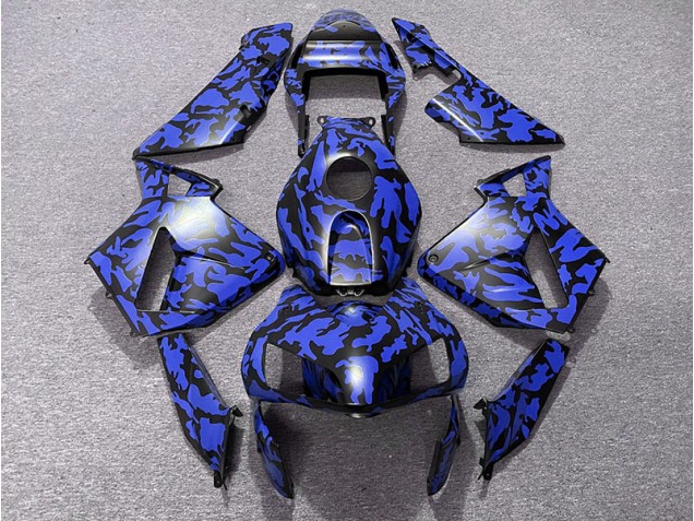 Azul Camuflaje 03-04 CBR600RR Carenado Moto Azul Camuflaje 03-04 CBR600RR Carenado Moto