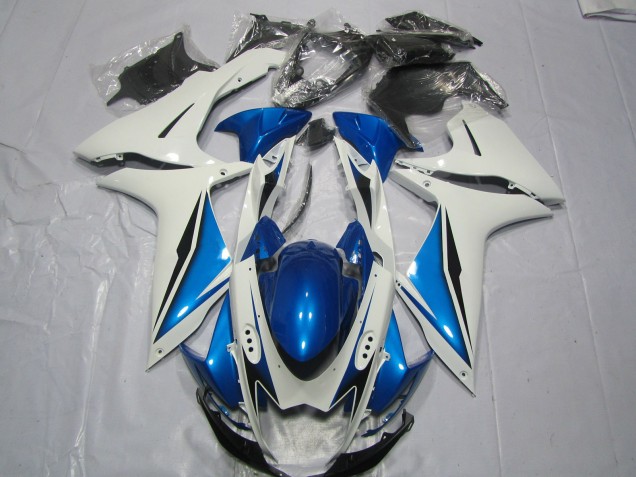 Azul Claro & Blanco 11-24 GSXR 600-750 Carenado Moto Azul Claro & Blanco 11-24 GSXR 600-750 Carenado Moto