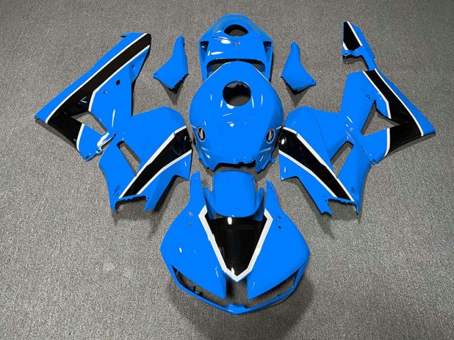 Azul Claro Brillante & Negro 13-23 CBR600RR Carenado Moto Azul Claro Brillante & Negro 13-23 CBR600RR Carenado Moto