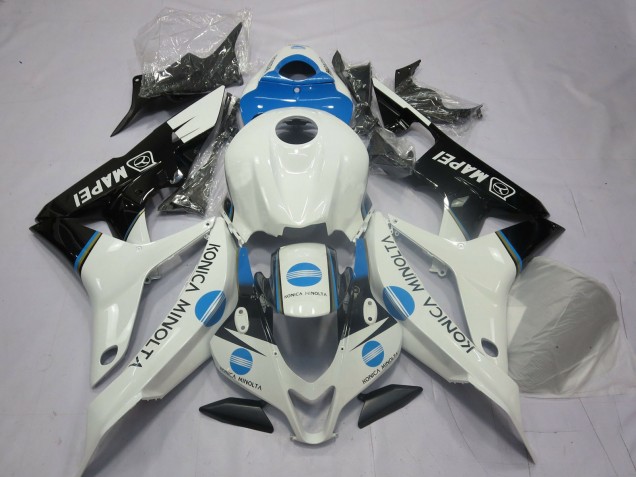 Azul Claro Konica Minolta 07-08 CBR600RR Carenado Moto Azul Claro Konica Minolta 07-08 CBR600RR Carenado Moto