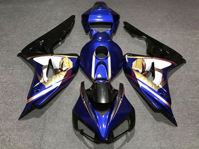 Azul & Dorado 06-07 CBR1000RR Carenado Moto Azul & Dorado 06-07 CBR1000RR Carenado Moto