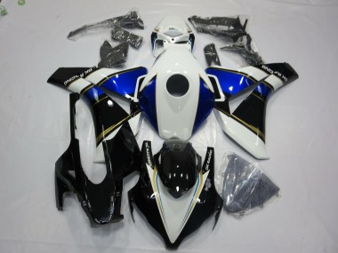 Azul & Dorado Sin Marca 08-11 CBR1000RR Carenado Moto