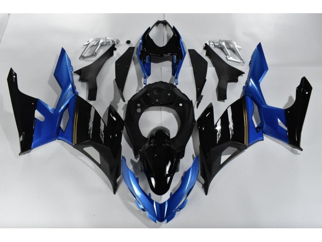 Azul & Negro 18-23 Ninja 400 Carenado Moto Azul & Negro 18-23 Ninja 400 Carenado Moto