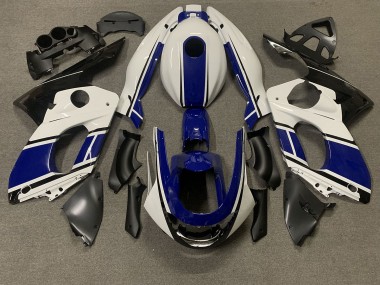 Azul Oscuro & Blanco 98-07 YZF600 Carenado Moto