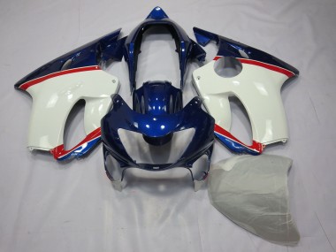 Azul Profundo Blanco & Rojo 99-00 CBR600 F4 Carenado Moto