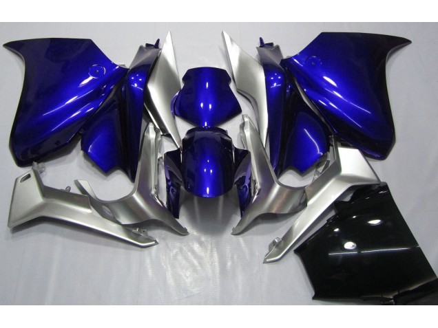 Azul Profundo & Plata 10-13 VFR1200 Carenado Moto Azul Profundo & Plata 10-13 VFR1200 Carenado Moto