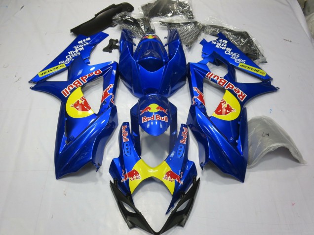 Azul Rojo Toro 07-08 GSXR 1000 Carenado Moto Azul Rojo Toro 07-08 GSXR 1000 Carenado Moto