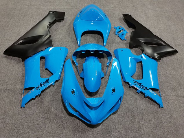 Azul Vibrante 05-06 ZX6R Carenado Moto Azul Vibrante 05-06 ZX6R Carenado Moto