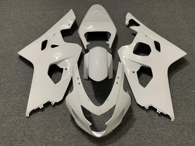 Blanco Brillante 04-05 GSXR 600-750 Carenado Moto Blanco Brillante 04-05 GSXR 600-750 Carenado Moto