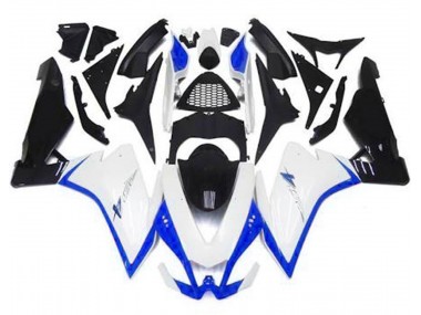 Blanco Brillante & Azul 10-15 RSV4 1000 Carenado Moto