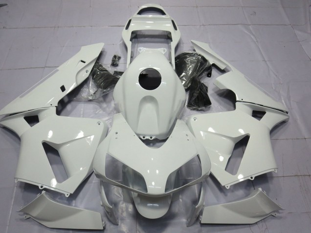 Blanco Brillo Liso 03-04 CBR600RR Carenado Moto Blanco Brillo Liso 03-04 CBR600RR Carenado Moto