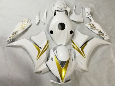 Blanco & Dorado 12-16 CBR1000RR Carenado Moto