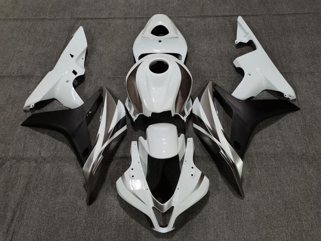 Blanco Grafito & Negro 07-08 CBR600RR Carenado Moto Blanco Grafito & Negro 07-08 CBR600RR Carenado Moto