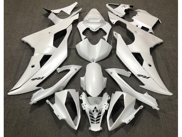 Blanco Mate 08-16 R6 Carenado Moto Blanco Mate 08-16 R6 Carenado Moto