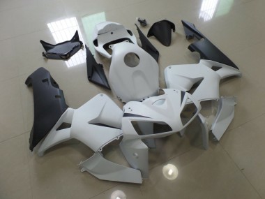 Blanco Mate & Negro 05-06 CBR600RR Carenado Moto