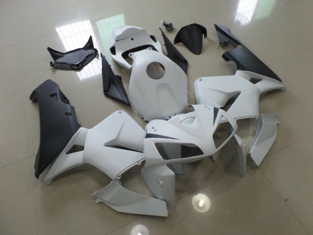 Blanco Mate & Negro 05-06 CBR600RR Carenado Moto Blanco Mate & Negro 05-06 CBR600RR Carenado Moto