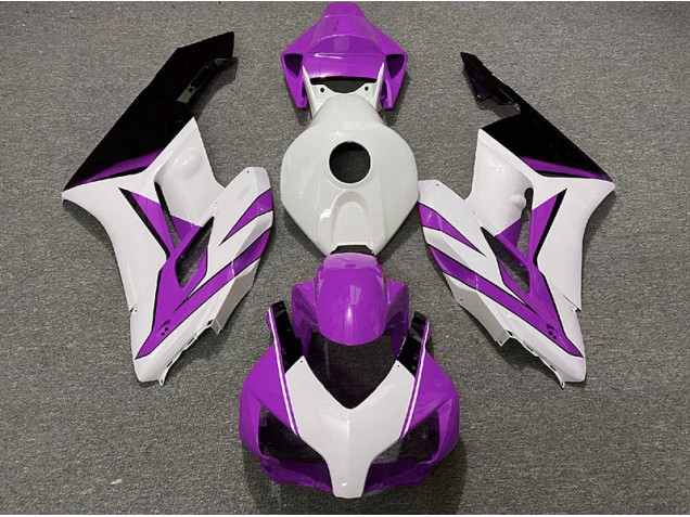 Blanco Morado & Negro Brillante 04-05 CBR1000RR Carenado Moto Blanco Morado & Negro Brillante 04-05 CBR1000RR Carenado Moto