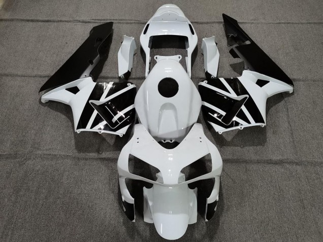 Blanco Perla & Negro 03-04 CBR600RR Carenado Moto