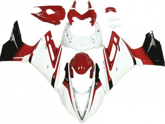 Blanco & Rojo 13-16 Daytona 675 Carenado Moto Blanco & Rojo 13-16 Daytona 675 Carenado Moto