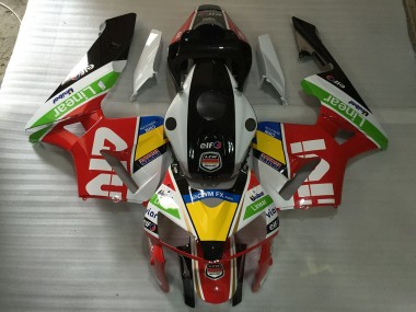 Blanco Rojo Givi 05-06 CBR600RR Carenado Moto