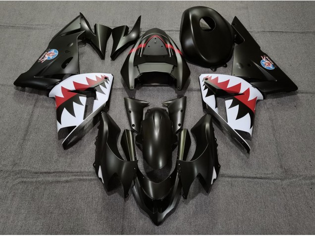 Bombardero Betty Negro Mate 04-05 ZX10R Carenado Moto Bombardero Betty Negro Mate 04-05 ZX10R Carenado Moto
