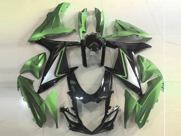 Bordes Verdes Brillantes 11-24 GSXR 600-750 Carenado Moto Bordes Verdes Brillantes 11-24 GSXR 600-750 Carenado Moto