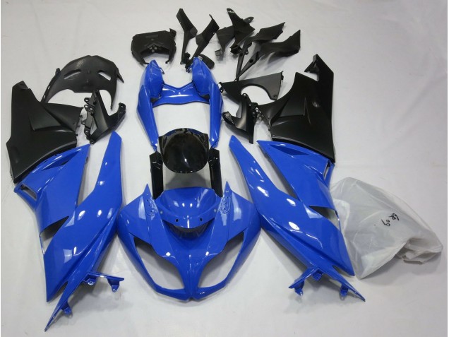 Brillante Azul & Negro 09-12 ZX6R Carenado Moto Brillante Azul & Negro 09-12 ZX6R Carenado Moto