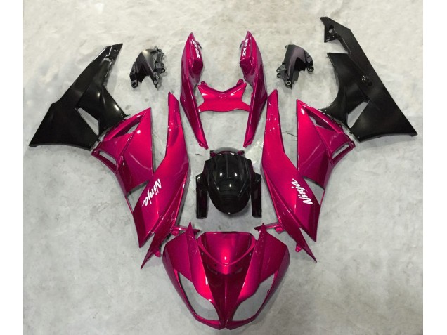 Brillo Rojo Vibrante 09-12 ZX6R Carenado Moto Brillo Rojo Vibrante 09-12 ZX6R Carenado Moto