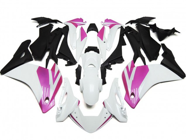 Brillo Rosa & Blanco 11-14 CBR250RR Carenado Moto Brillo Rosa & Blanco 11-14 CBR250RR Carenado Moto